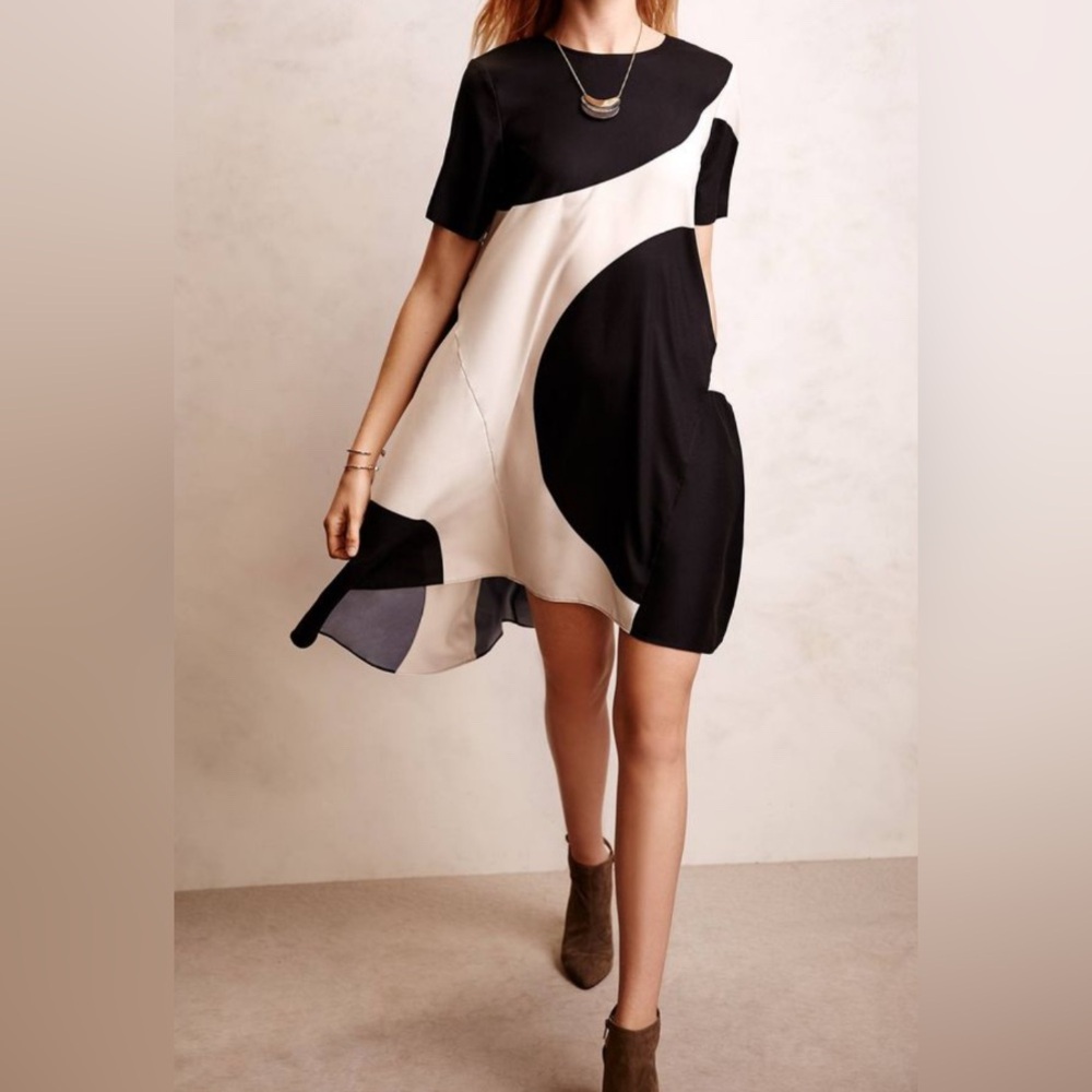 Ali Ra Abstract High Low Dress Sz 8